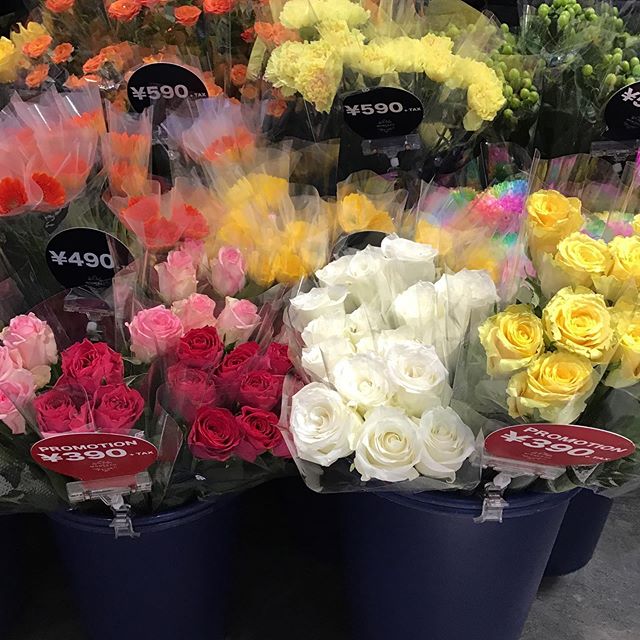 今週のプロモーション
バラがお安くなっております！
fleurs kawasaki